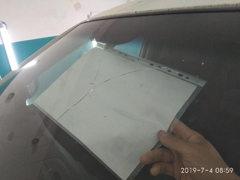 Технология ремонта трещин на стеклах автомобиля