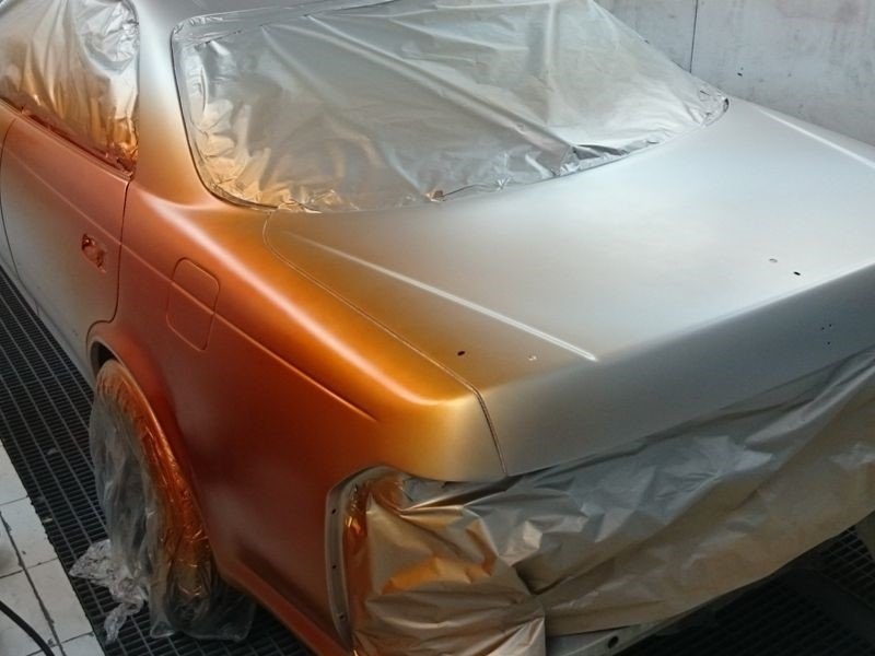 Инструкция по покраске автомобиля металликом